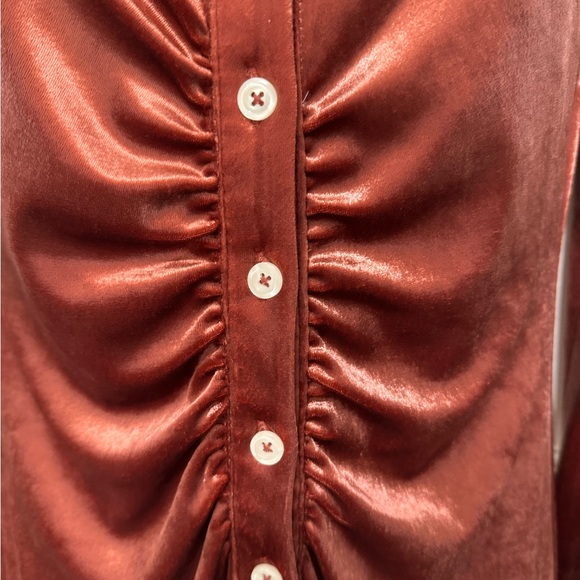 NWOT Free People Shayla button up mini dress - Picture 5 of 11